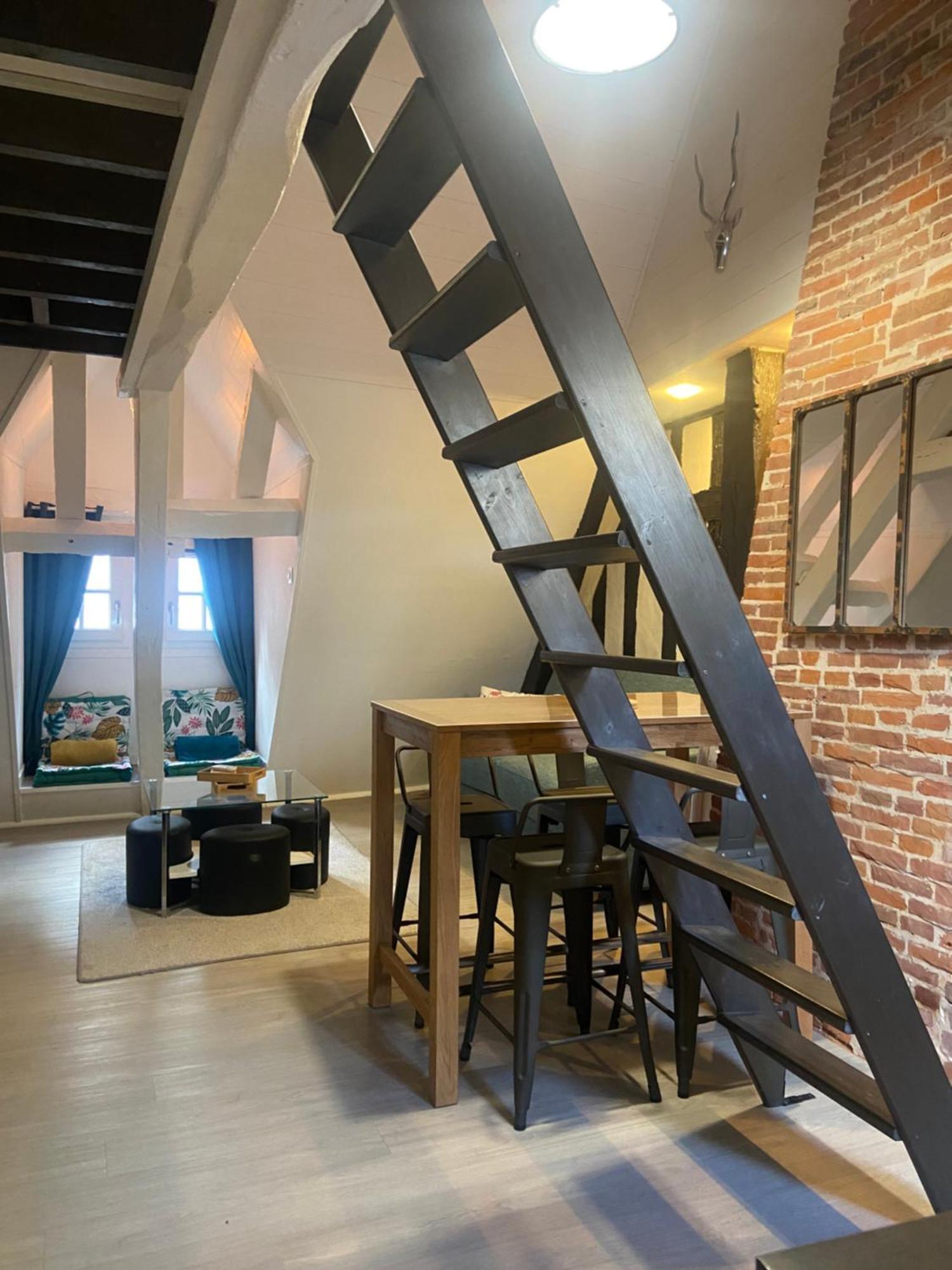 La Luciole Apartment Honfleur Bagian luar foto